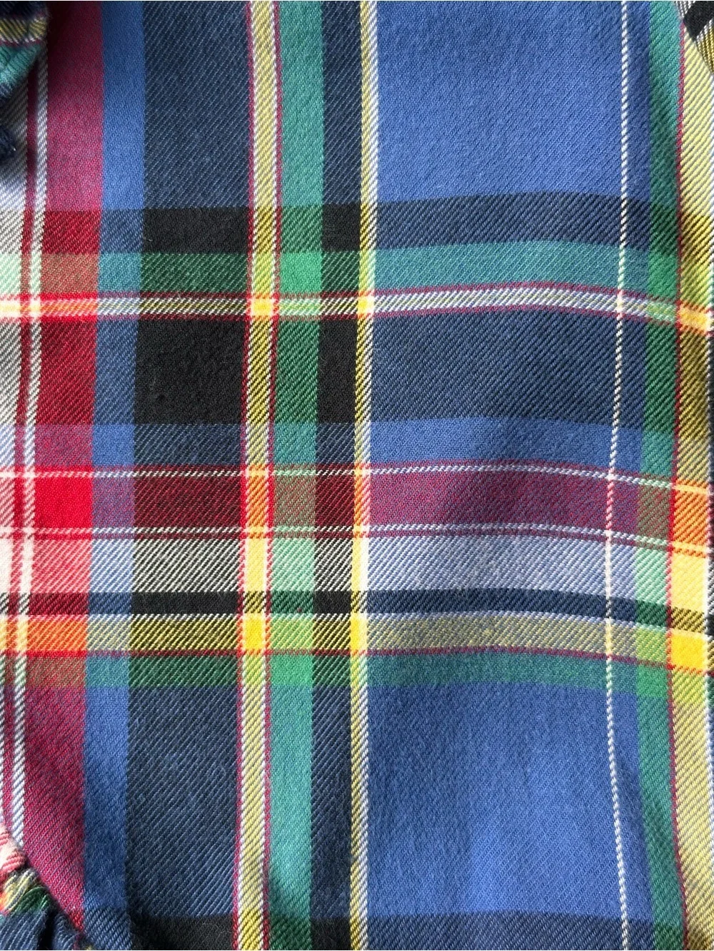 Ralph Lauren plaid ruffle